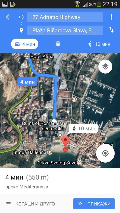 Apartmán Iskra Budva Exteriér fotografie
